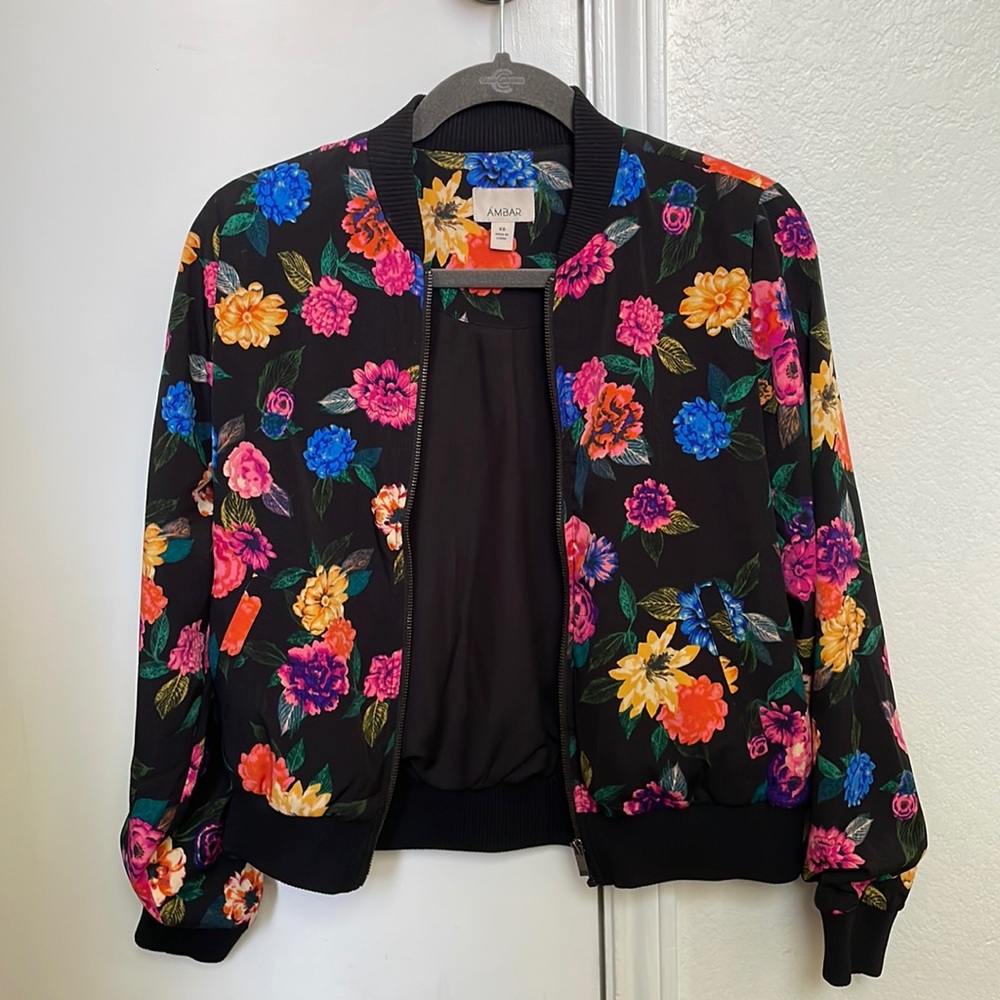 Ámbar Floral Bomber Jacket / XS